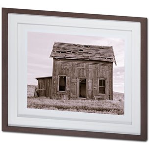 Abandoned Two Story Farm House by Steven Bisig a Framed Photo Art Print Matted under Glass