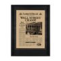 8896 - Wall Street Crash by Vintage Collection Hand Embelished Textured Framed Art Photo Matted under Glass