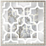 9110 - Silhouette & Pattern V (MC) Jennifer Goldberger Hand Embelished Framed Art Print Matted under Glass