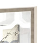 9111 - Silhouette & Pattern VI (MC) Jennifer Goldberger Hand Embelished Framed Art Print Matted under Glass