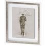 9447 - Rainy Day Rendezvous by Mercana Studio Hand Embelished Textured Framed Art Print Matted under Glass