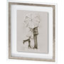9448 - Rainy Day Rendezvous by Mercana Studio Hand Embelished Textured Framed Art Print Matted under Glass