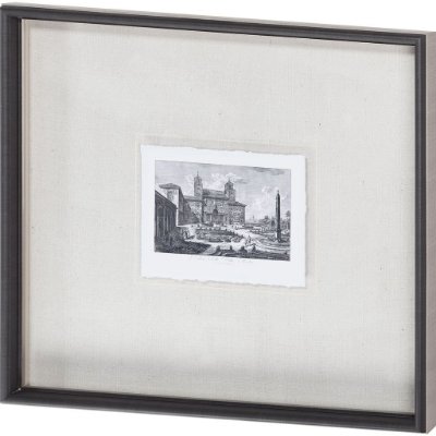 9585 - Veduta della Villa Medici (MC) by Piranesi a Framed Art Print Matted under Glass