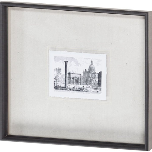 9586 - Arco de Settimo Severo (MC) by Piranesi a Framed Art Print Matted under Glass