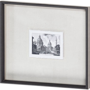 Veduta della Chiese Madonna (MC) by Piranesi a Framed Art Print Matted under Glass