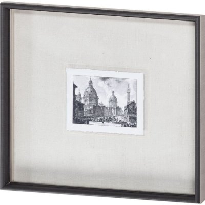 9587 - Veduta della Chiese Madonna (MC) by Piranesi a Framed Art Print Matted under Glass