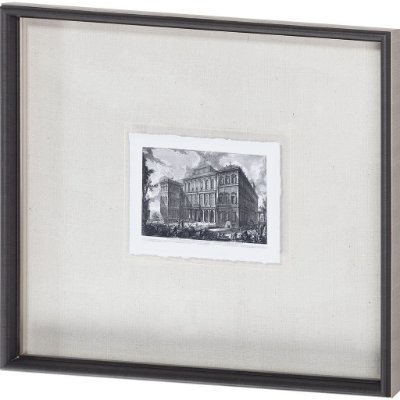 9588 - Veduta sul Monte Quirinale (MC) by Piranesi a Framed Art Print Matted under Glass