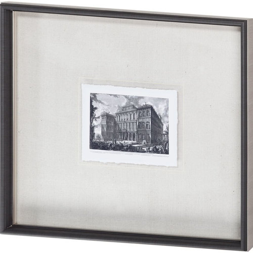 9588 - Veduta sul Monte Quirinale (MC) by Piranesi a Framed Art Print Matted under Glass