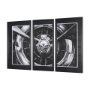 10000 - Vintage Propeller I by Ethan Harper a Hand Embelished Textured Framed Art Print Matted under Glass