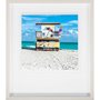 10021 - Miami Beach IV by Richard Silver a Framed Photo Art Print Matted under Glass