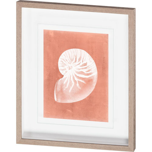 10108 - Sealife on Coral V by Vision Studio a Hand Embellished Textured Framed Art Print Matted under Glass