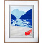 10138 - Afternoon Canoe by Dimond, David a Framed Art Print Matted under Glass