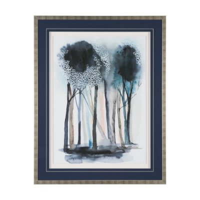 10173 - Custom Tranquil Coppice I (MC) by Grace Popp a Framed Art Print Matted under Glass