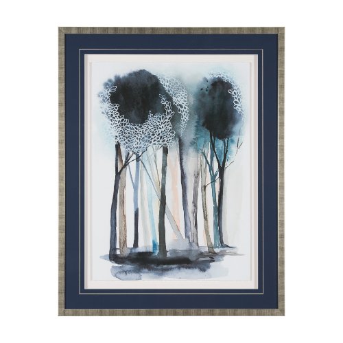 10173 - Custom Tranquil Coppice I (MC) by Grace Popp a Framed Art Print Matted under Glass