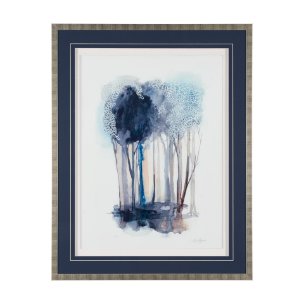 Custom Tranquil Coppice II (MC) by Grace Popp a Framed Art Print Matted under Glass