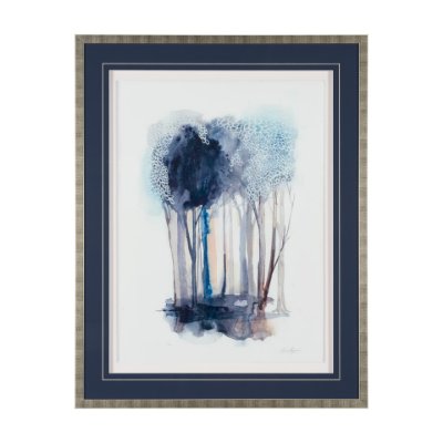 10174 - Custom Tranquil Coppice II (MC) by Grace Popp a Framed Art Print Matted under Glass