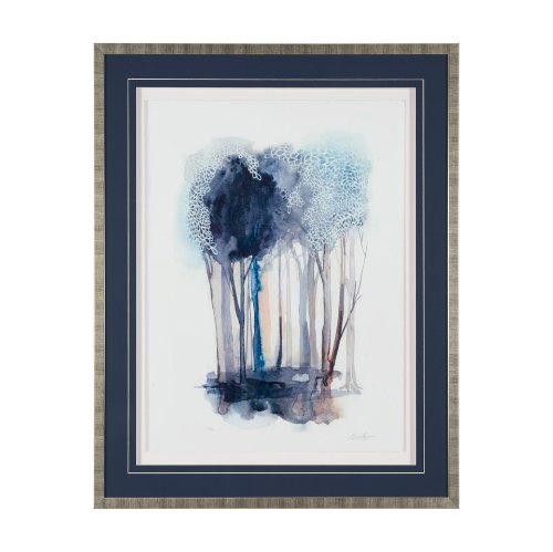 10174 - Custom Tranquil Coppice II (MC) by Grace Popp a Framed Art Print Matted under Glass