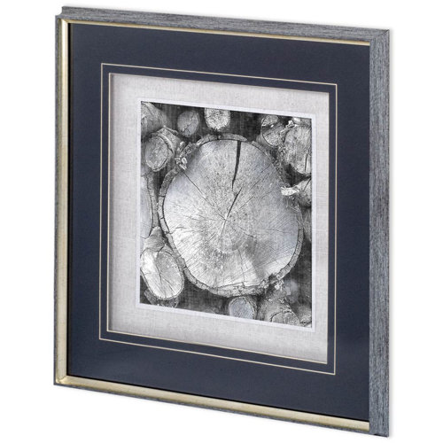 10206 - Logging Light VI by John Butler a Hand Embellished Textured Framed Photo Art Print Matted under Glas