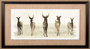 10240 - Deer Line I by Grace Popp a Framed Art Print Matted under Glass