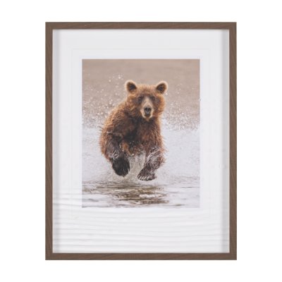 10246 - Custom Bears at Play II (MC) by PH Burchett Hand Embellished Framed Photo Art Print Matted under Gla