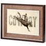 10275 - Cowboy by THE Studio a Framed Art Print Matted under Glass