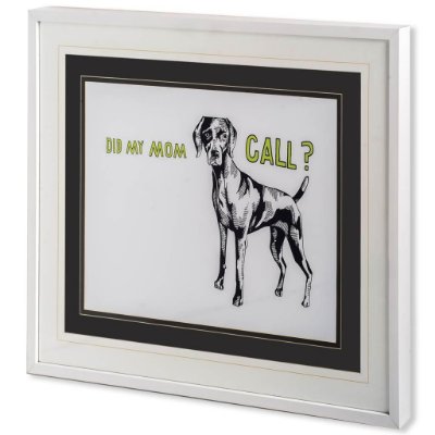 10305 - Weimaraner by Marie, Natasha a Framed Art Print Matted under Glass