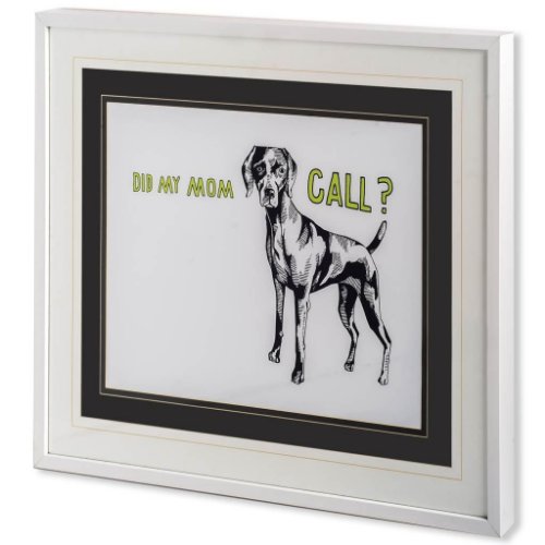 10305 - Weimaraner by Marie, Natasha a Framed Art Print Matted under Glass