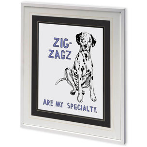 Dalmation by Natasha Marie a Framed Art Print Matted under Glass