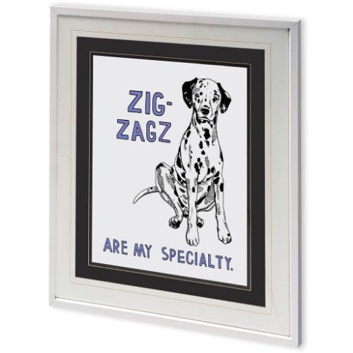 10307 - Dalmation by Natasha Marie a Framed Art Print Matted under Glass