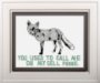 10308 - Fox by Marie, Natasha a Framed Art Print Matted under Glass