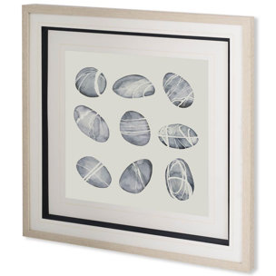 River Worn I by Grace Popp a Framed Art Print Matted under Glass