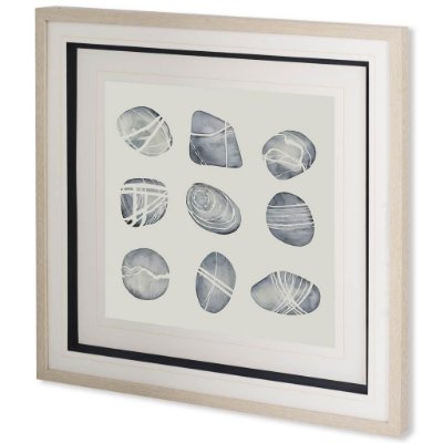 10387 - River Worn II by Grace Popp a Framed Art Print Matted under Glass