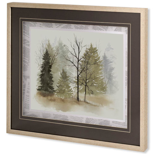 10453 - In the Mist I by Grace Popp a Framed Art Print Matted under Glass