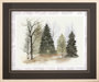 10454 - In the Mist II by Grace Popp a Framed Art Print Matted under Glass