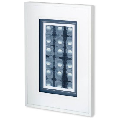 10488 - Shibori I by Chariklia Zarris a Framed Art Print Matted under Glass