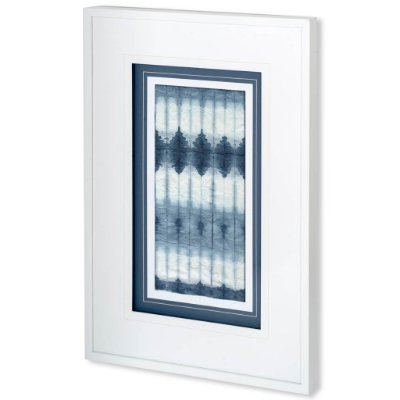 10489 - Shibori II by Chariklia Zarris a Framed Art Print Matted under Glass