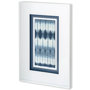 10489 - Shibori II by Chariklia Zarris a Framed Art Print Matted under Glass