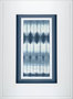 10489 - Shibori II by Chariklia Zarris a Framed Art Print Matted under Glass