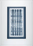 10490 - Shibori III by Chariklia Zarris a Framed Art Print Matted under Glass