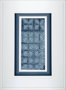 10491 - Shibori IV by Chariklia Zarris a Framed Art Print Matted under Glass