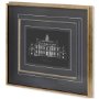 10528 - Vintage Facade Blueprint III by H. Hulsburgh a Framed Art Print Matted under Glass