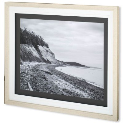 10609 - Fisherman, Ebeys Landing Whidbey Island by Bisig, Steve a Framed Photo Art Print Matted under Glass