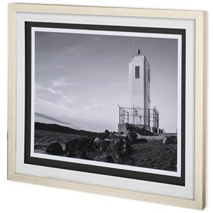Browns Point Lighthouse by Bisig, Steve a Framed Photo Art Print Matted under Glass