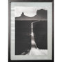 10640 - Desert Highway by Hakan Strand a Hand Embellished Textured Framed Art Photograph Matted under Glass