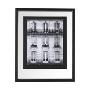 Across the Street II by Laura Marshall a Framed Art Print Matted under Glass