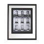 10718 - Across the Street II by Laura Marshall a Framed Art Print Matted under Glass
