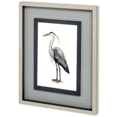 10727 - Custom Sea Bird I by Grace Popp a Framed Art Print Matted under Glass