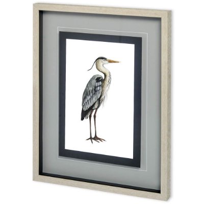 10731 - Custom Sea Bird V by Grace Popp a Framed Art Print Matted under Glass