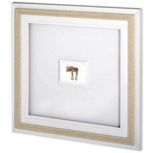 Moose by Harvey, Brenna a Framed Art Print Matted under Glass