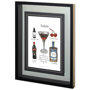 10818 - Classic Cocktail - Manhattan by Mercana Studio a Framed Art Print Matted under Glass